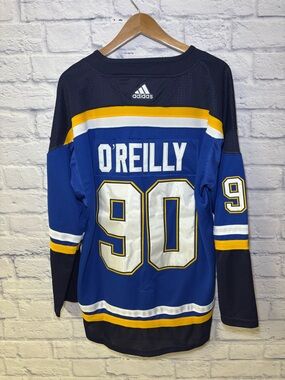 Ryan O’Reilly #90 St. Louis Blues Jersey Size 54 (XL) Adidias Authentic Hockey